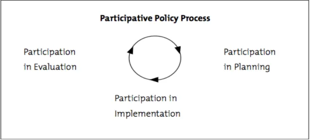 Figura 6. La partecipazione nel ciclo delle politiche pubbliche 