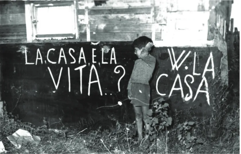 Foto storica Borgata Romana, Fonte: Archivio Storico L’Unità