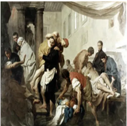 Figura 35: Pierre Subleyras, San Camillo che salva i malati dell’ospedale San Camillo