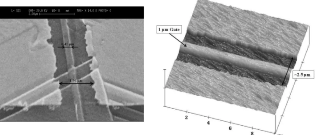 Figure 70 - AFM of the hydrogen terminated surface interface with oxygen terminated one: it is possible 