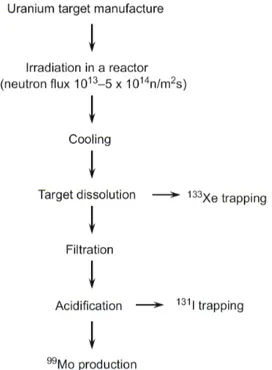 Figure 2.2: Common 99 Mo production