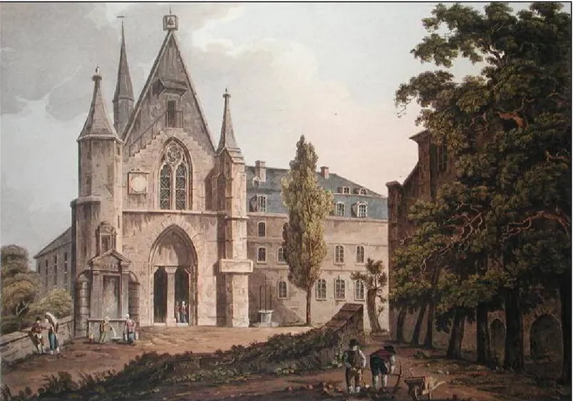Fig. 9. Collège de Navarre. Etablissement des Frères Piranesi, in J. C. Nattes, Versailles, Paris, and Saint Denis; or a 