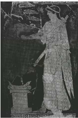 Fig. a.  Demetra; Lekythos attica a figure rosse (490- (490-480 a.C.). Monaco, Antikensig 7515 (LIMC 23)