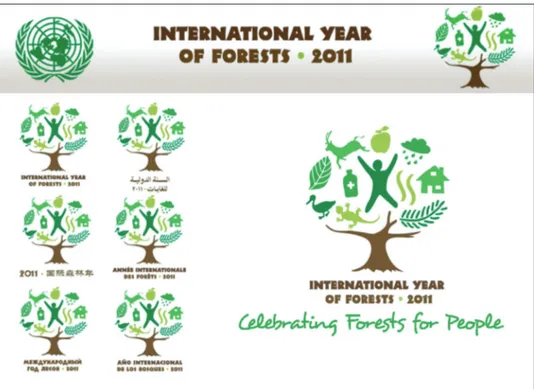 Fig. 1 – Logo ufficiale delle Nazioni Unite per l’Anno Internazionale delle foreste 2011