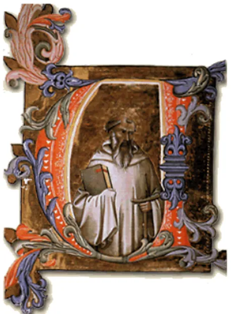 Figura	
  1.7	
  -­‐	
  Miniatura	
  di	
  san	
  Romualdo;	
  