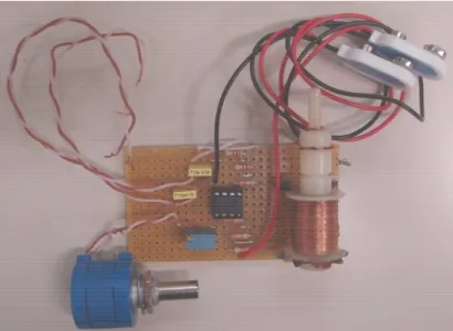 Figura 3.3: circuito su piastra con induttore reale 