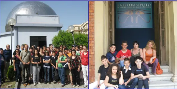 Figura 25 - Visita d’istruzione all’Orto botanico e alle Biblioteche dell’Università della Calabria