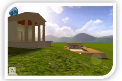 Fig. 16  Ricostruzione 3D del parco archeologico di Iuvanum. 