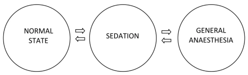 Fig. 1. The sedation-anaesthesia continuum (from Ross and Ross, 2008). 