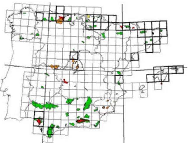 Figura 1. Area a tutela della biodiversità in Spagna, Fonte CEA Vittoria Gasteiz.