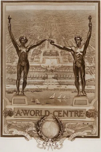 Figure 2:  Illustration of Andersen International World Centre, H. C. Andersen, and E