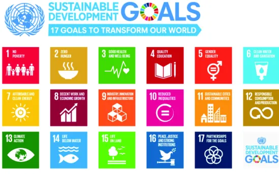 Fig. 1.2: Sustainable Development Goals [8] 