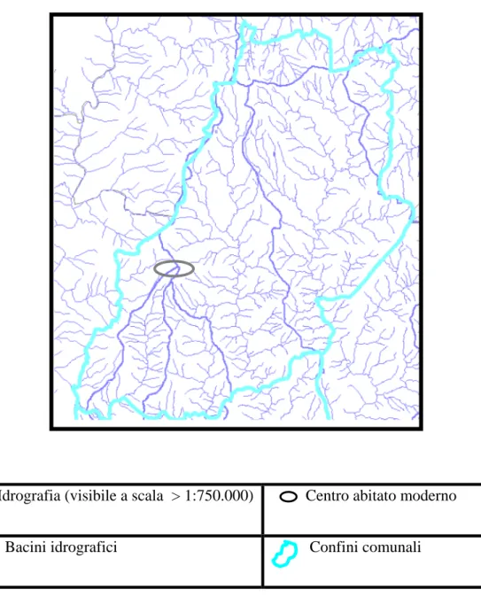 Fig. 8. Carta idrografica del territorio di Bova 9