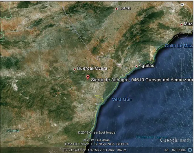 Fig. 3.25: Sierra de Almagro (da Google Earth)  