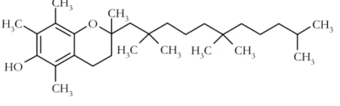 Figure 1.1. Chemical structure of α-TP 