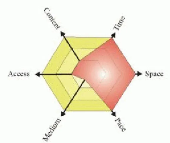Figura 1 - The Hexagon Of Cooperative Freedom (Paulsen, 1993) 