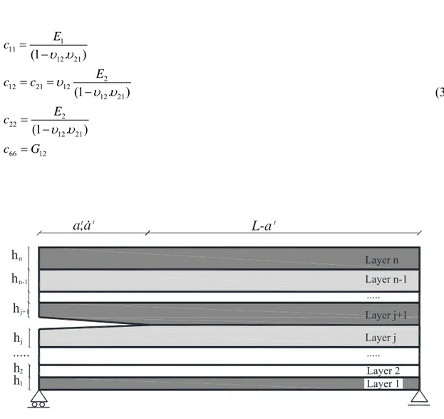 Figura 3.1 Rappresentazione geometrica del laminato 