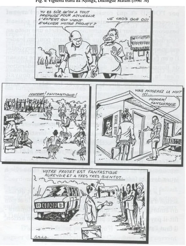 Fig. 4: Vignetta tratta da Njonga, Dikongue Matam (1996: 70) 