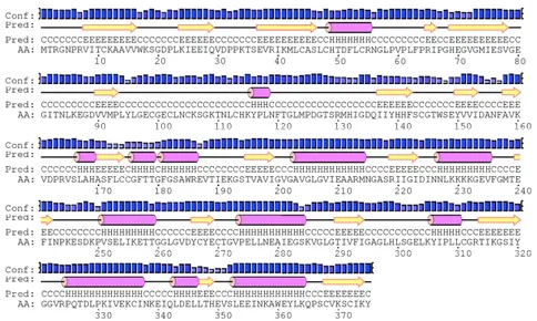 Fig. 2. Schematic representation of OeADH full-length cDNA. Start and stop codons are typed