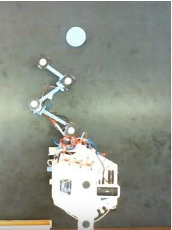 Figure 1-12: Positioning of space manipulators in a webcam image 