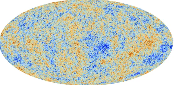 Figure 1.2: The most recent picture of the fluctuations of the CMB as measured by the Planck satellite [ 30 , 52 ]
