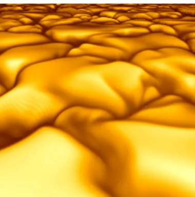 Figure 1.2: Corrugated surface of the solar photosphere due to turbulent convection. Image from a magneto-convection simulation from ( Nordlund et al