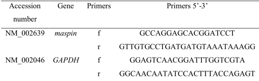 Table 2. GeneBank accession number and sequence of primers used to 