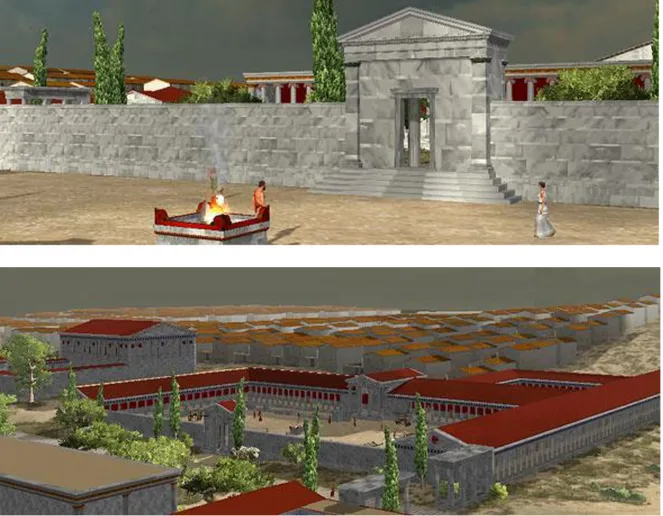 Figure 11 - 12: Virtual reconstruction of Digital Miletus 8