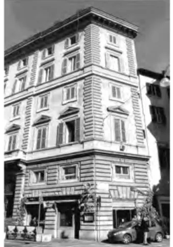 Figura 31 casa Amici su Corso Vittorio rigiro  su via Arco della Fontanella 