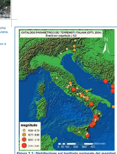 Figura 7.1: Distribuzione sul territorio nazionale dei maggiori