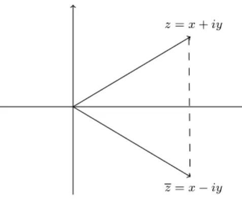 Figura 2: Il coniugato z di z.