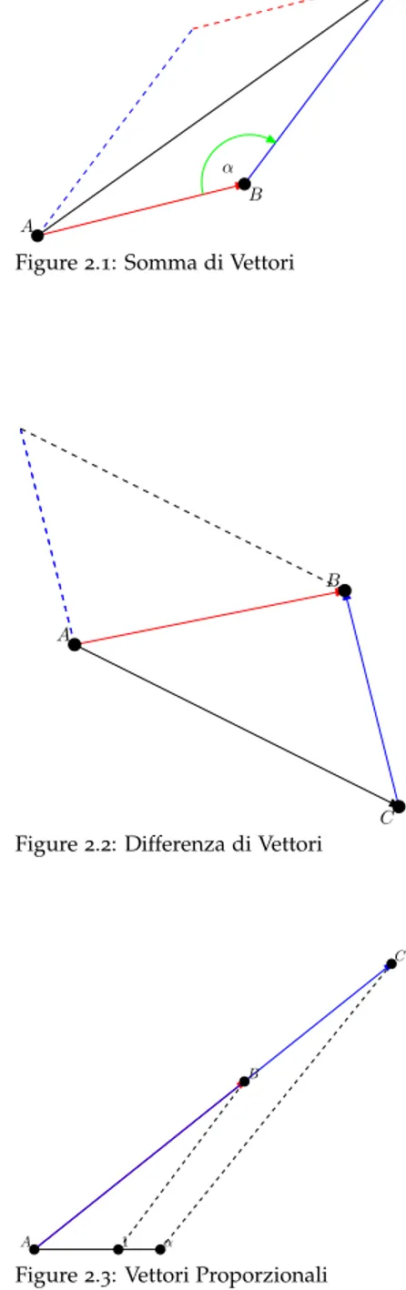 Figure 2.1: Somma di Vettori