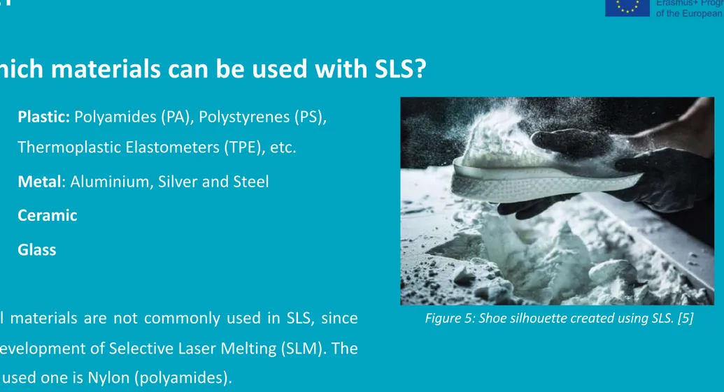 Figure 5: Shoe silhouette created using SLS. [5]