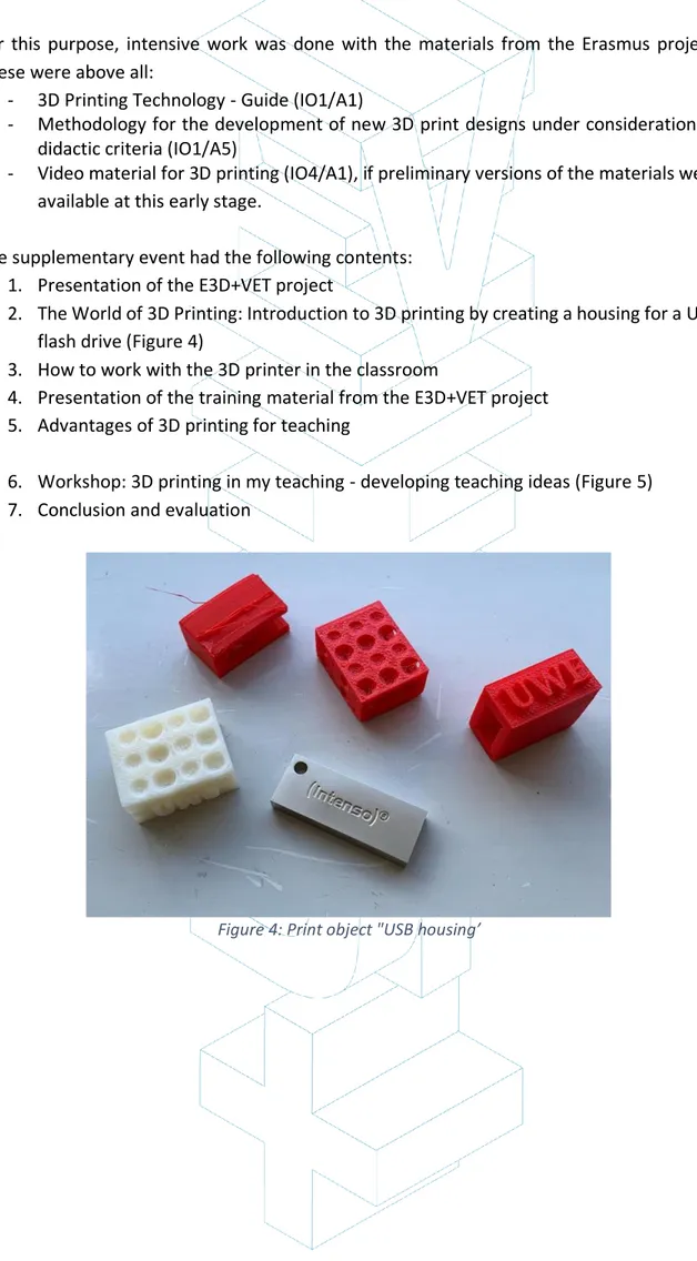 Figure 4: Print object &#34;USB housing’ 