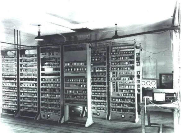 Fig. Il computer Edsac, sviluppato all‟Università di Cambridge, nella se- se-conda metà degli anni ‟40