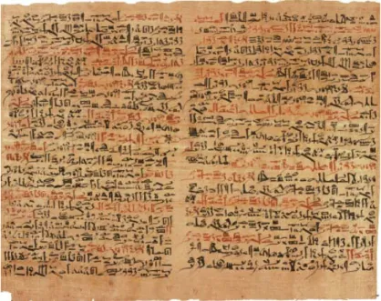 Figura 1.  Immagine di papiro antico