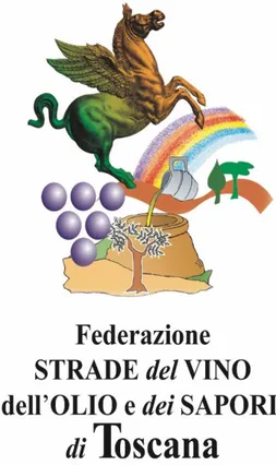 Figura 1. Logo della Federazione delle Strade  del Vino dell'Olio e dei Sapori di Toscana