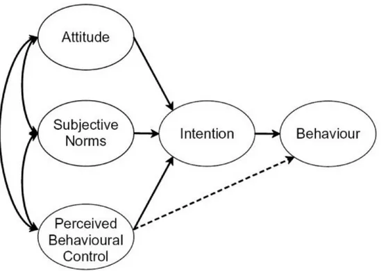 Figure 7 - Theory of Planned Behaviour, adapted from Ajzen, 1991 