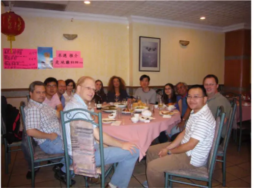 Figure 4 – People in the picture are: Erhard Cramer, Marco Burkschat, George Iliopoulos, Peng Zhao, Bruno Scarpa, Anna Dembinska, H.K