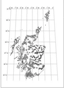 Figure 5 – Clustering for Scottish rivers based on dynamic factor analysis (Finazzi  et al., 2013)