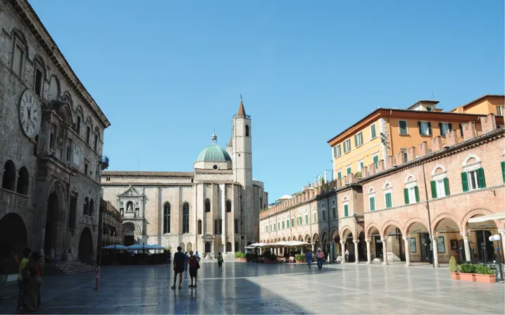 Figure 1.  Piazza del Popolo in Ascoli Piceno.