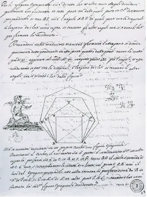 Fig. 3 - [1657, 13 marzo]. A Disegno [...] con fare li sei Baluardi come si  vede dall’ordine dé 13 marzo