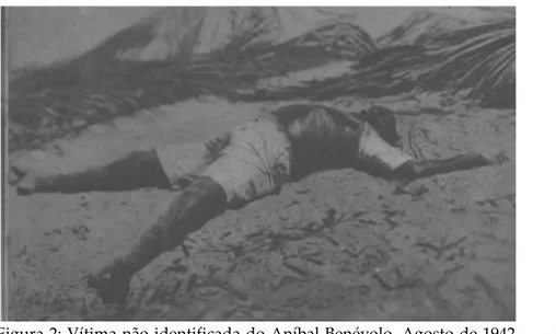 Figura 2: Vítima não identificada do Aníbal Benévolo. Agosto de 1942.  Acervo do Arquivo da Cidade de Aracaju.