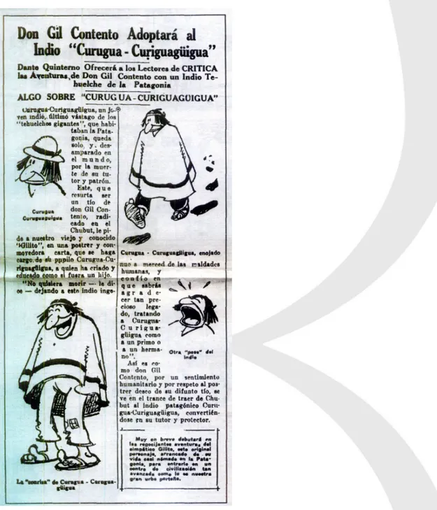 Figura  1.  El  anuncio  de  la  llegada  de  Curugua-­‐‑Curiguagüigua  a  los  lectores  de  