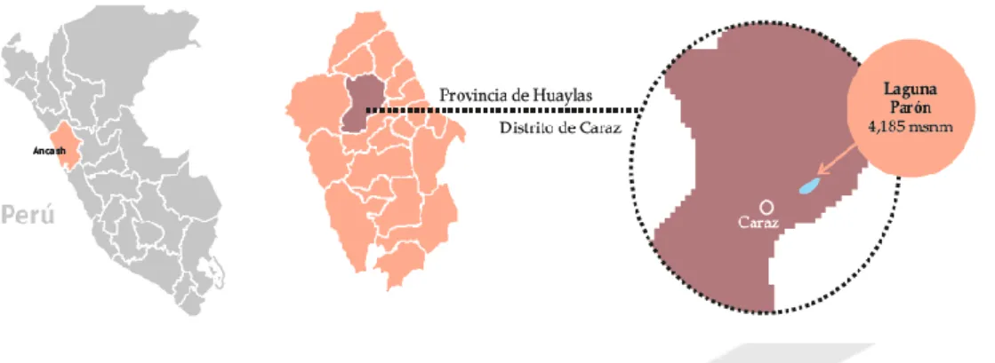 Fig.  2:  sulla  sinistra  mappa  geografica  della  suddivisione  regionale  del  Perù, 