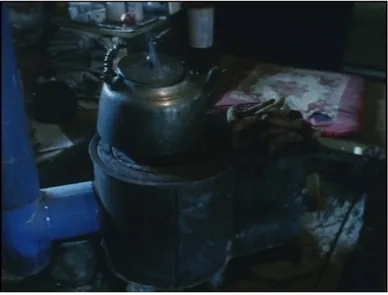 Figure 4. A boiling teapot, still from Memories of Agano