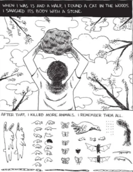 Figura 1: Tavola dal fumetto TEOTFW - C. Forsman