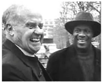 Figure 1. Rouch in Reverse. Closeup of Rouch and Diawara — Manthia Diawara – Courtesy of Third World Newsreel In engaging with what he calls “reverse anthropology,” then, Diawara adapts and inverts ethnographic  tech-niques of the interviewer-informant rel