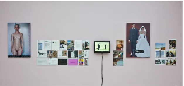 Figure 3. Tanja Ostojić: Looking for a Husband with EU Passport, 2000–05.Participatory web project/combined media installation