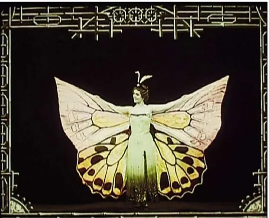Fig. 13 La farfalla che diventa poi una “danzatrice serpentina” in Les Papillons japonais di Segundo de Chomón  (Pathé, n